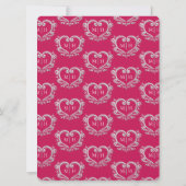 Zilverhardende bruinbruin rood en wit kaart (Achterkant)