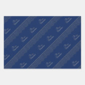 Zilverkerstversieringen Inpakpapier Vel (Voorkant 3)