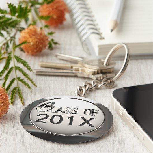 Zilverklasse van... Jaar toevoegen, Sleutelhanger (Zijkant)