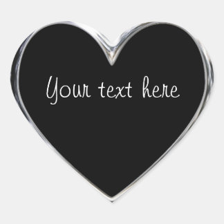 zilverkleurige hart stickers