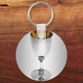 zilverkrijstsleutelhanger sleutelhanger (Voorkant)