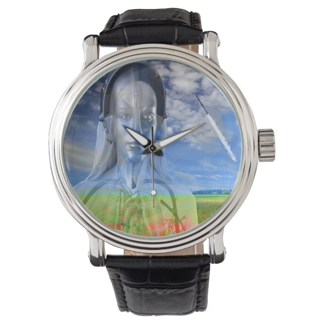 Zilvermachine Horloge (Voorkant)