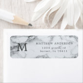 zilvermarmerdmannelijk retouradres etiket (Insitu)