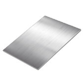 Zilvermetalen textuur notitieblok (Schuin)