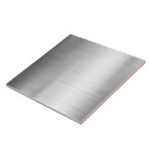 Zilvermetalen textuur tegeltje (Zijkant)