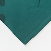 zilvermuzieknoten fleece deken (Hoek)