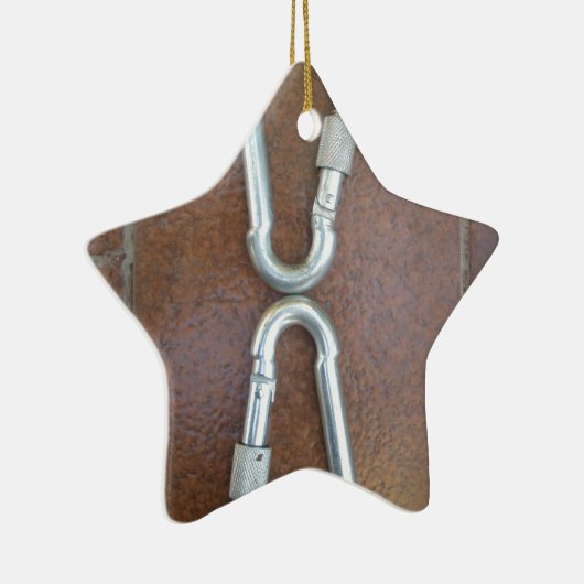 Zilveroneindig Keramisch Ornament (Rechts)