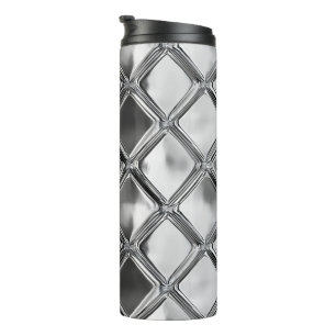 zilverpatroon van Bord Thermosbeker