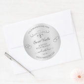 zilverproduct labels decor hart (Envelop)