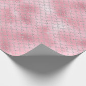 zilverroze zeemeermin cadeaupapier (Hoek)