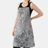 Zilversequenties naadloos patroon schort (Insitu)