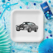 Zilverspieren Papieren Bordje (Feest)