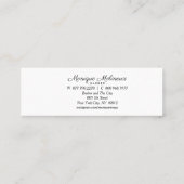 zilverstraling / mini visitekaartje (Achterkant)