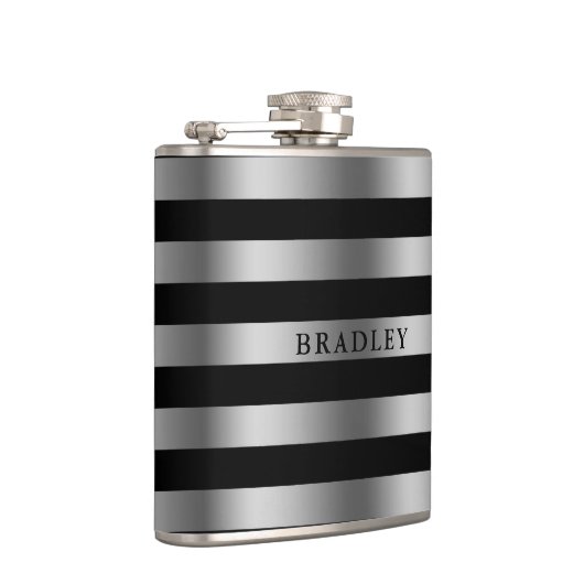 Zilverstrips Heupfles (Rechts)