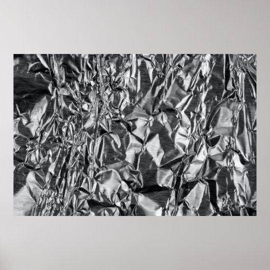 Zilvertextiel Poster (Voorkant)