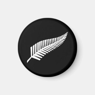 Zilvervaren vlag (NZ) Magneet