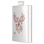 Zilvervlucht van een Phoenix Monogrammed Flacon (Links)