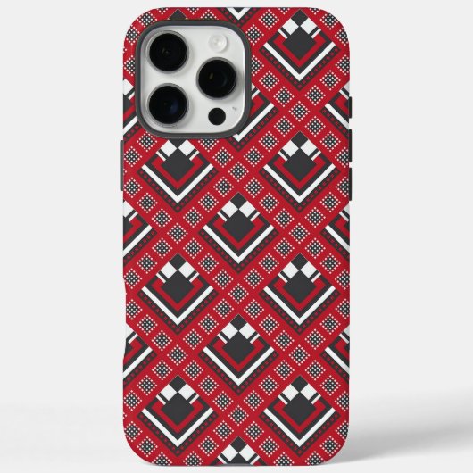 Zimbabwaanse Retso Afrikaanse Retro Mudcloth-afdru Case-Mate iPhone Case (Achterkant)