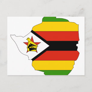 Zimbabwaanse vlag briefkaart