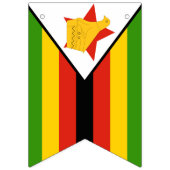 Zimbabwaanse vlag en partij Zimbabwe banners/bruil Vlaggetjes (Eerste vlag)