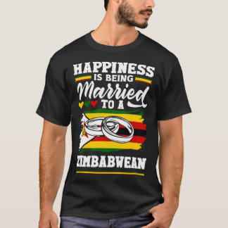 Zimbabwaanse vlag gehuwd met een Zimbabwaan T-shirt