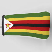 Zimbabwaanse vlag golfheadcover (Voorkant)