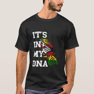 Zimbabwaanse Vlag Het Zit In Mijn DNA-Molecuul Zim T-shirt