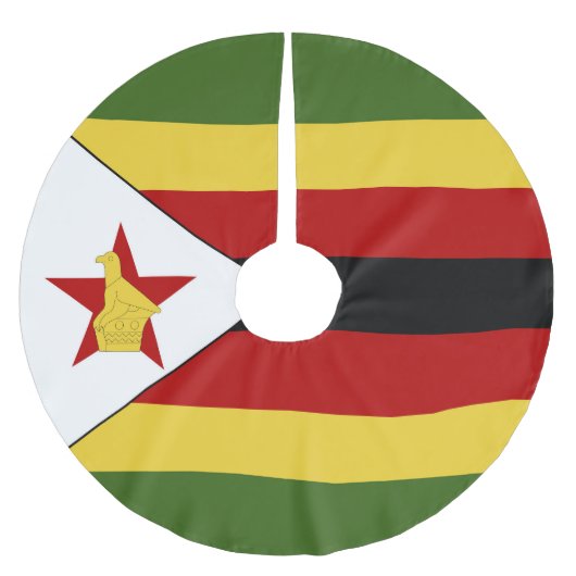 Zimbabwaanse vlag kerstboom rok (Voorkant)