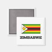 Zimbabwaanse vlag magneet (Voorkant / Achterkant)