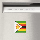 Zimbabwaanse vlag magneet (Insitu (Vaatwasser))