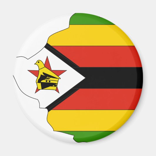 Zimbabwaanse vlag magneet (Voorkant)