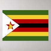 Zimbabwaanse vlag poster (Voorkant)