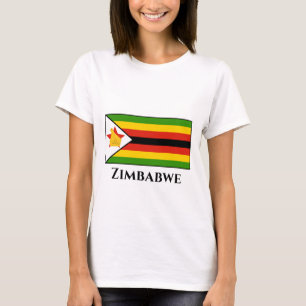 Zimbabwaanse vlag t-shirt
