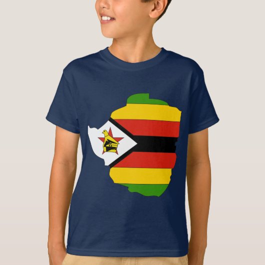 Zimbabwaanse vlag t-shirt (Voorkant)