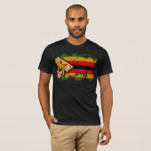 Zimbabwaanse vlag t-shirt (Voorkant volledig)