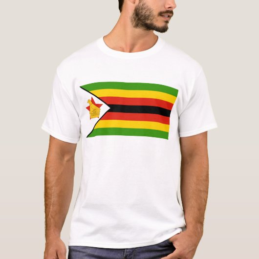 Zimbabwaanse vlag t-shirt (Voorkant)