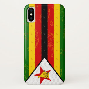Zimbabwaanse vlag Telefoonzaak iPhone X Hoesje