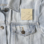 Zimbabwe, Afrika 46 Vierkante Button 5,1 Cm (In situ)