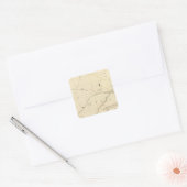 Zimbabwe, Afrika 46 Vierkante Sticker (Envelop)