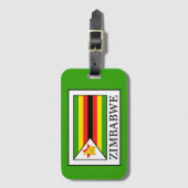 Zimbabwe Bagagelabel (Voorkant (verticaal))