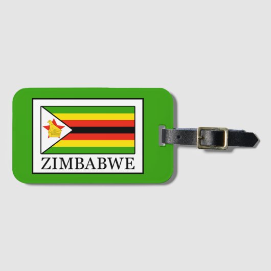 Zimbabwe Bagagelabel (Voorkant (horizontaal))