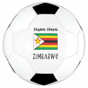 Zimbabwe Drapeau du Zimbabwe Noir Nom Personnalisé
