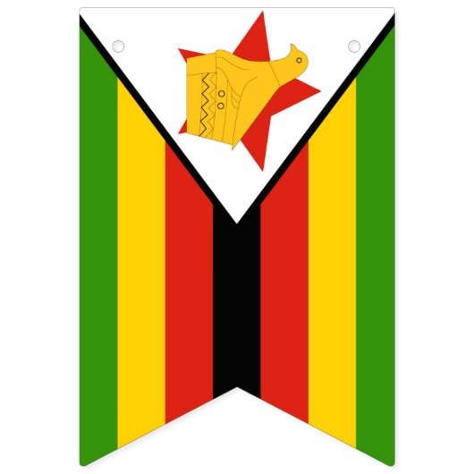 Zimbabwe Drapeau & Parti Zimbabwe Bannières /Maria (Deuxième drapeau)