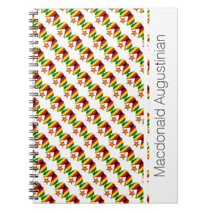 ZIMBABWE Drapeau personnalisé Journal Carnet patri