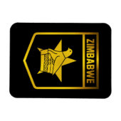 Zimbabwe Emblem Magneet (Horizontaal)