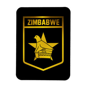 Zimbabwe Emblem Magneet