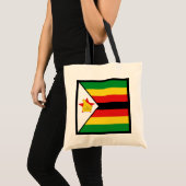 Zimbabwe Flag Bag Tote Bag (Voorkant (product))