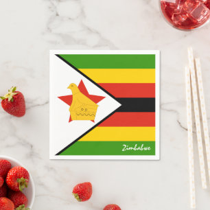 Zimbabwe & Flag party mode/sportfans Servet