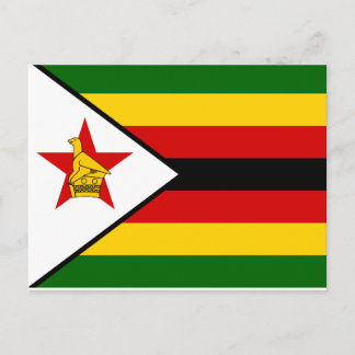 Zimbabwe National World Flag Briefkaart