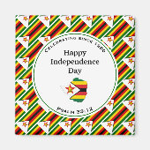 Zimbabwe Onafhankelijkheid Magneet (Voorkant)